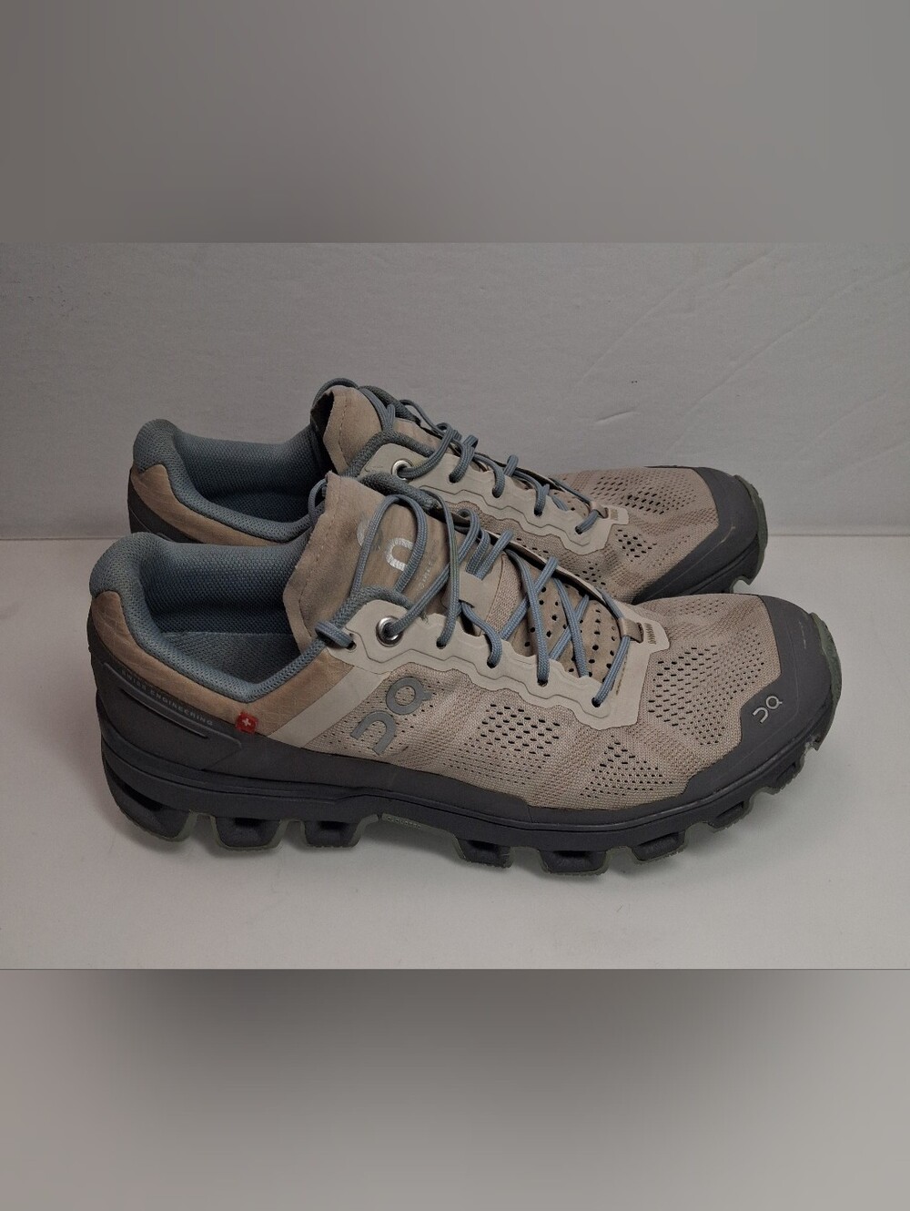 On Shoes Womens Size W9  Beige Mesh Trail Running Sneakers CloudTec Athletic